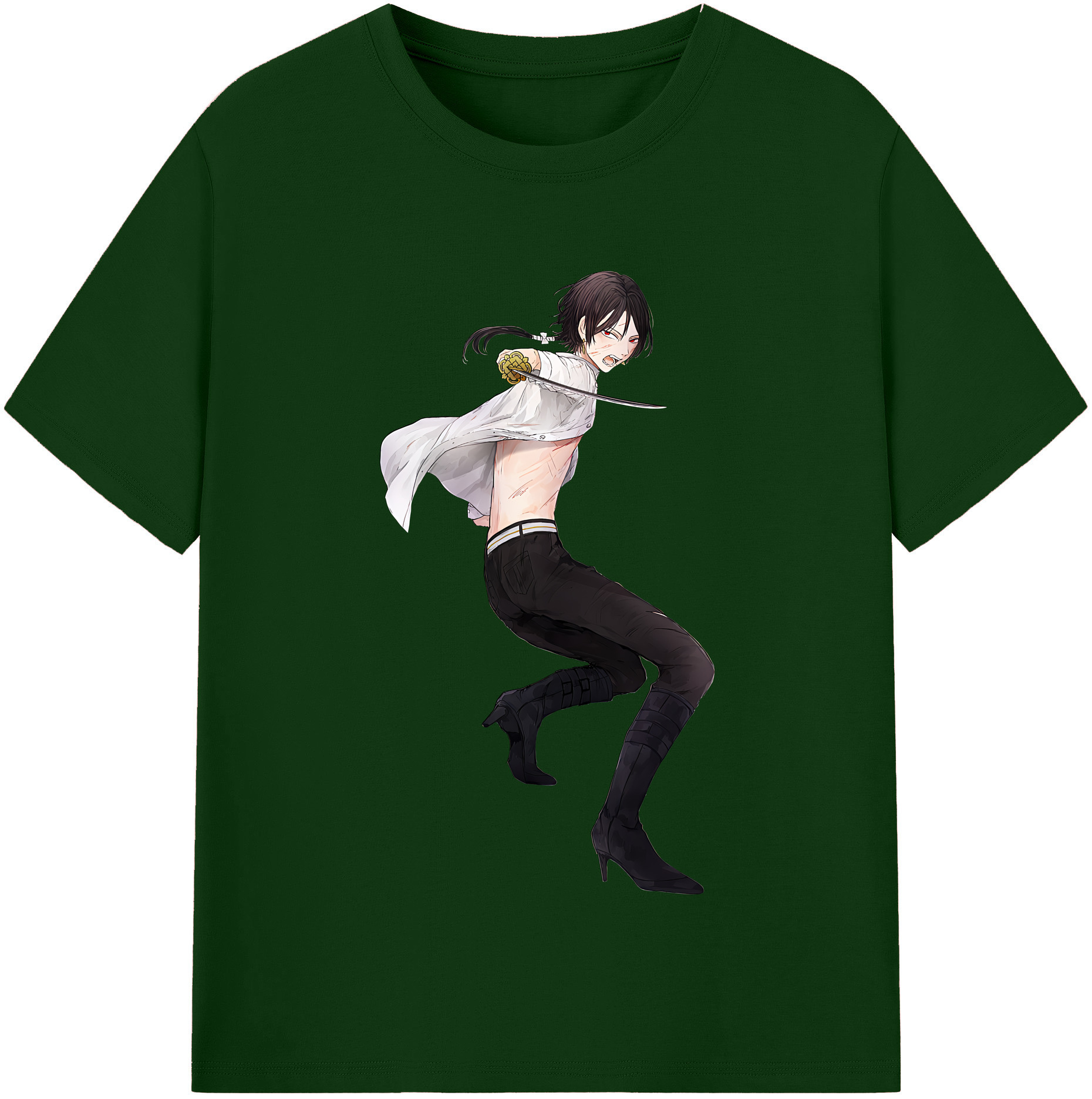 （画像用） 刀剣乱舞 Touken Ranbu 綿100％半袖Tシャツ（フロントプリント）
